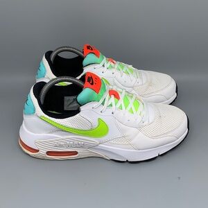 Nike Air Max Excee White Volt Running Shoes CW5606-100 Women’s Sz 10 EU 42‎